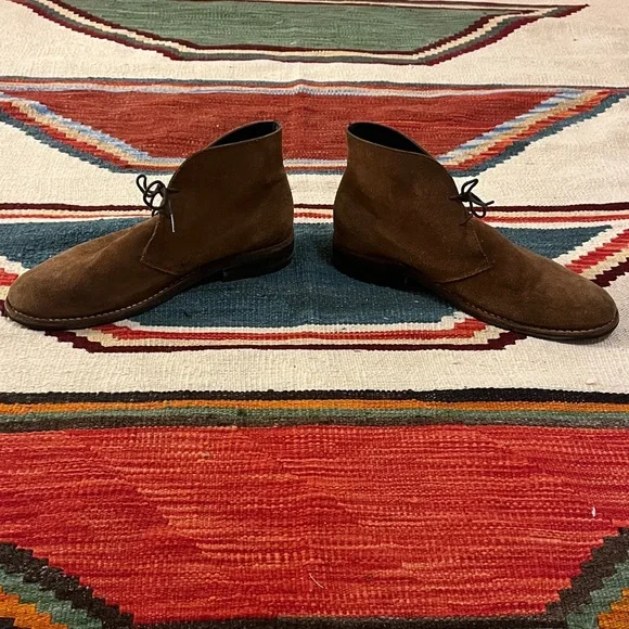 Thursday Chocolate Brown Suede Chukka Boots - Picture 6 of 8